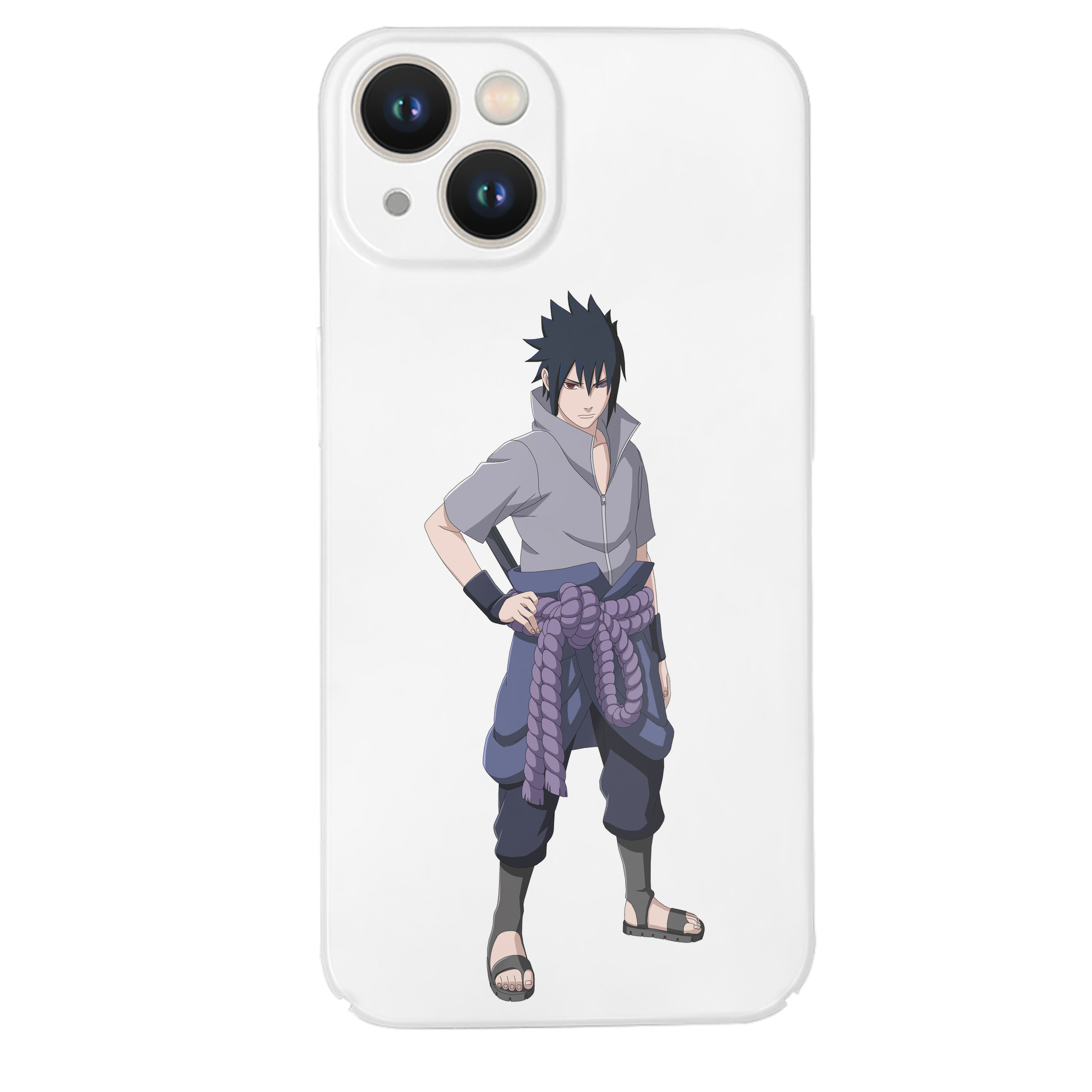 （画像用） NARUTO -ナルト- うちは サスケ Uchiha Sasuke 【iPhone 14シリーズ対応】ハードケース